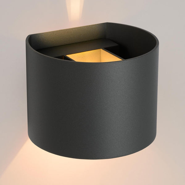 Lucide XIO dimbare LED-wandlamp 3,5 W, grijs