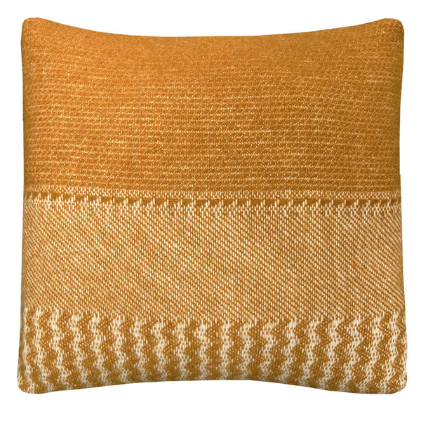 Malagoon sierkussen uptown - oker - 45x45cm 100% wol