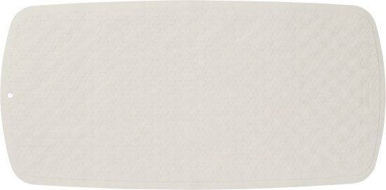 Rubelle Veiligheidsmat 37x75 cm Rubber Wit