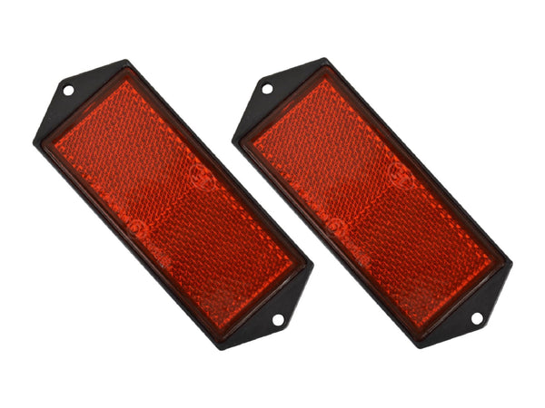 Carpoint reflector rood 104x40mm 2 stuks
