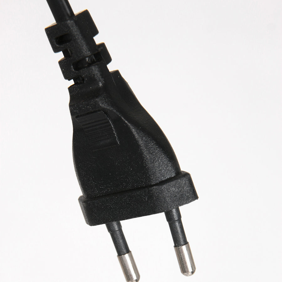 Wandlamp upround 3654zw zwart met draadloze telefoonlader