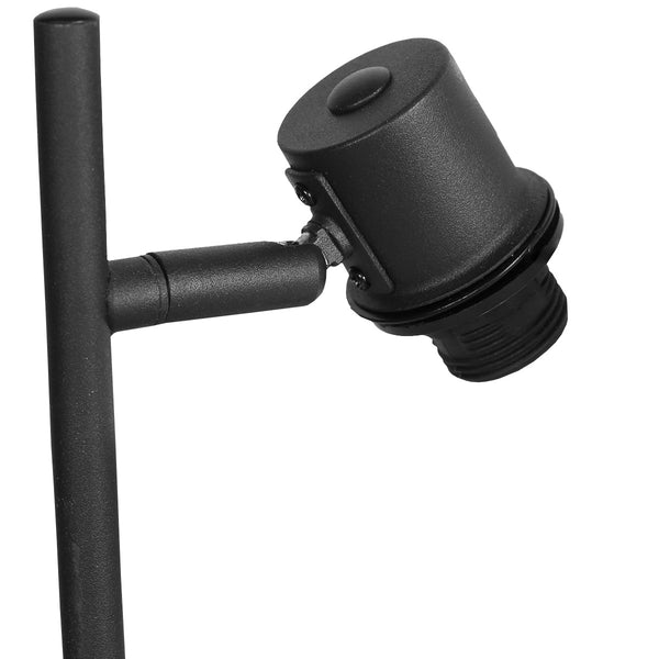 Tafellamp bambus 3669zw zwart 1 lichts zonder kapje