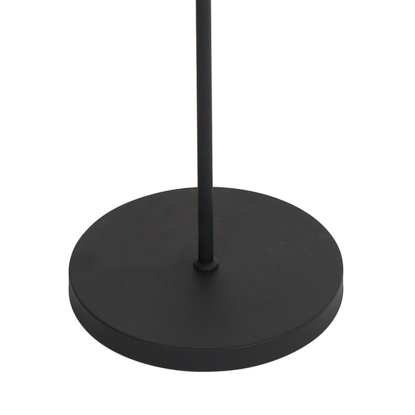 Vloerlamp bambus 3670zw zwart 2 lichts