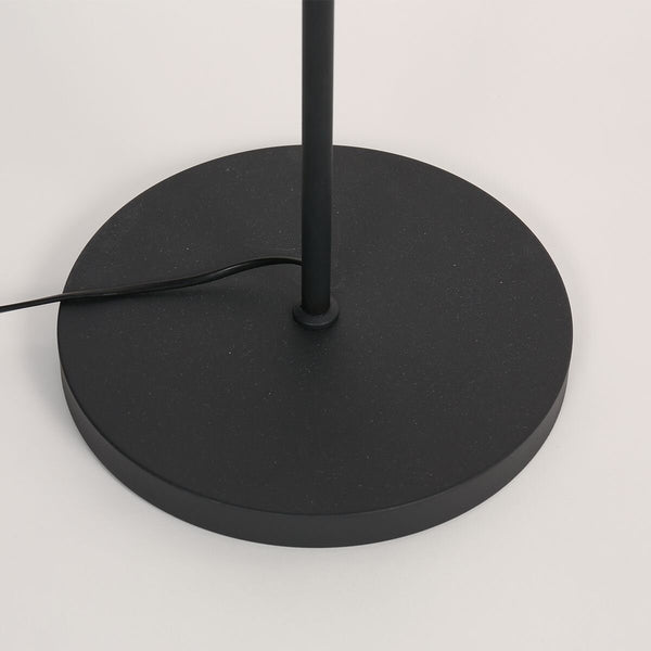Vloerlamp bambus 3670zw zwart 2 lichts