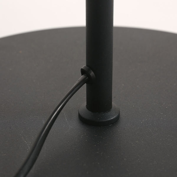 Vloerlamp bambus 3670zw zwart 2 lichts