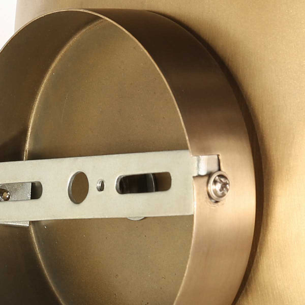 Bronskleurige wandlamp brassi ovaal 3680br met grote fitting