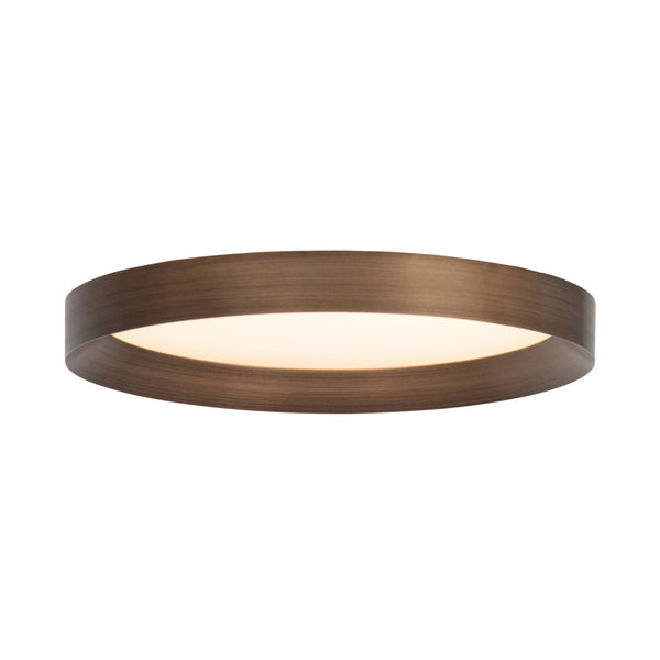 Plafondlamp flady 3685br bronzen led lamp ø40 cm met uplight
