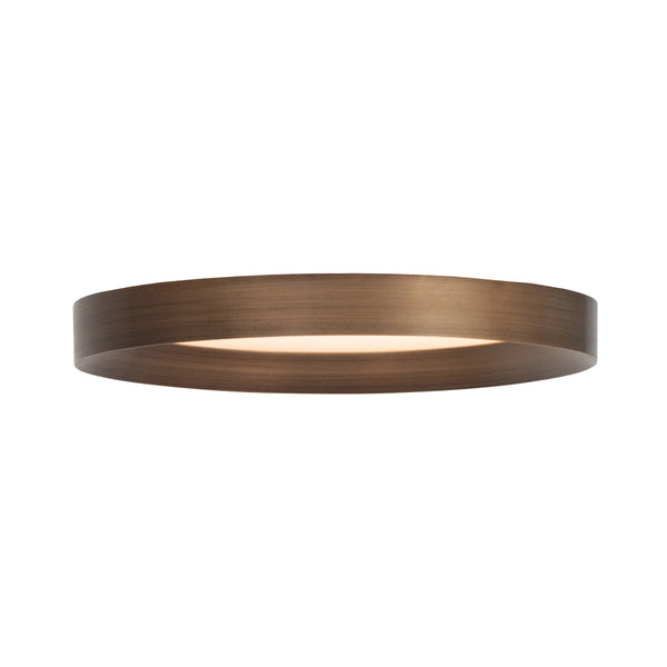 Plafondlamp flady 3685br bronzen led lamp ø40 cm met uplight