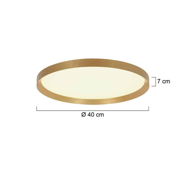 Plafondlamp Flady 3685GO goud Ø40