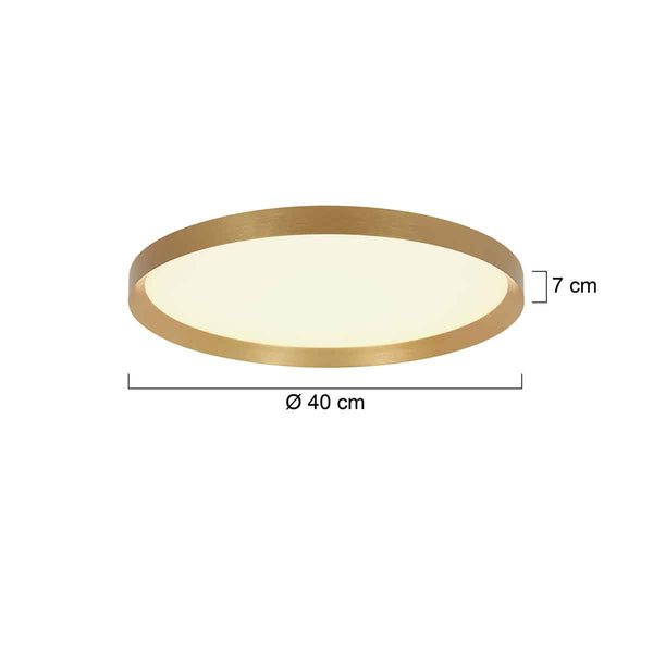 Plafondlamp Flady 3685GO goud Ø40