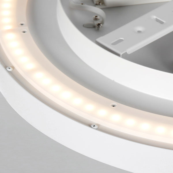 Plafondlamp flady 3685w witte led lamp ø40 cm met uplight