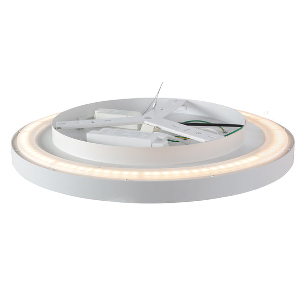Plafondlamp flady 3685w witte led lamp ø40 cm met uplight