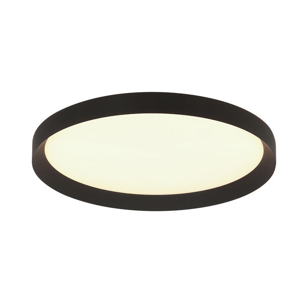Plafondlamp Flady 3685ZW zwart Ø40
