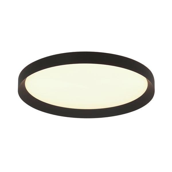 Plafondlamp Flady 3685ZW zwart Ø40