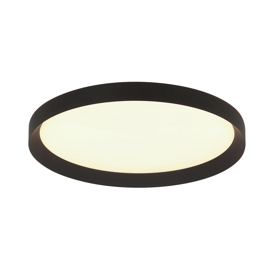 Plafondlamp Flady 3685ZW zwart Ø40
