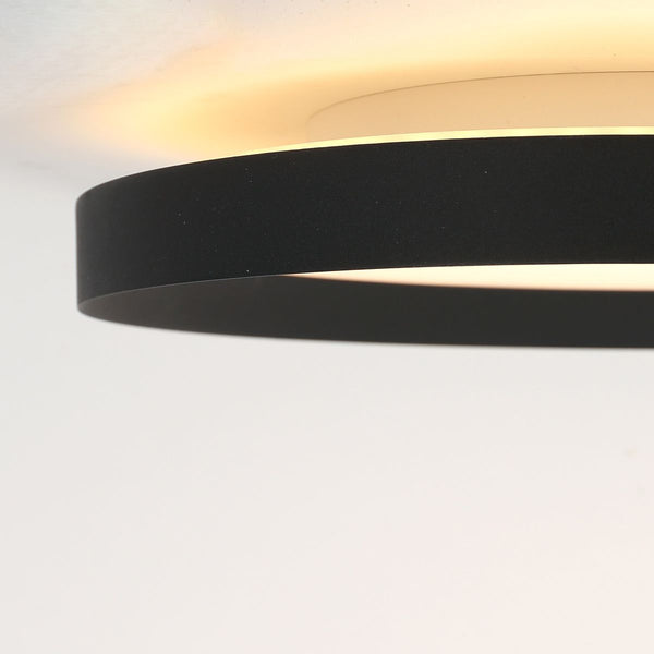 Plafondlamp Flady 3685ZW zwart Ø40