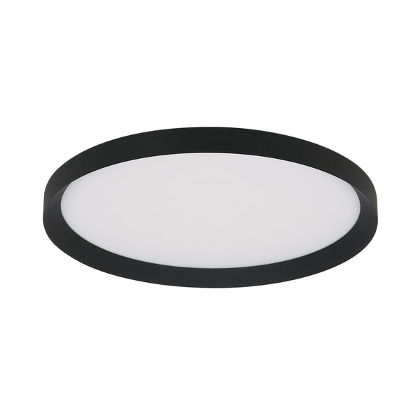Plafondlamp Flady 3685ZW zwart Ø40