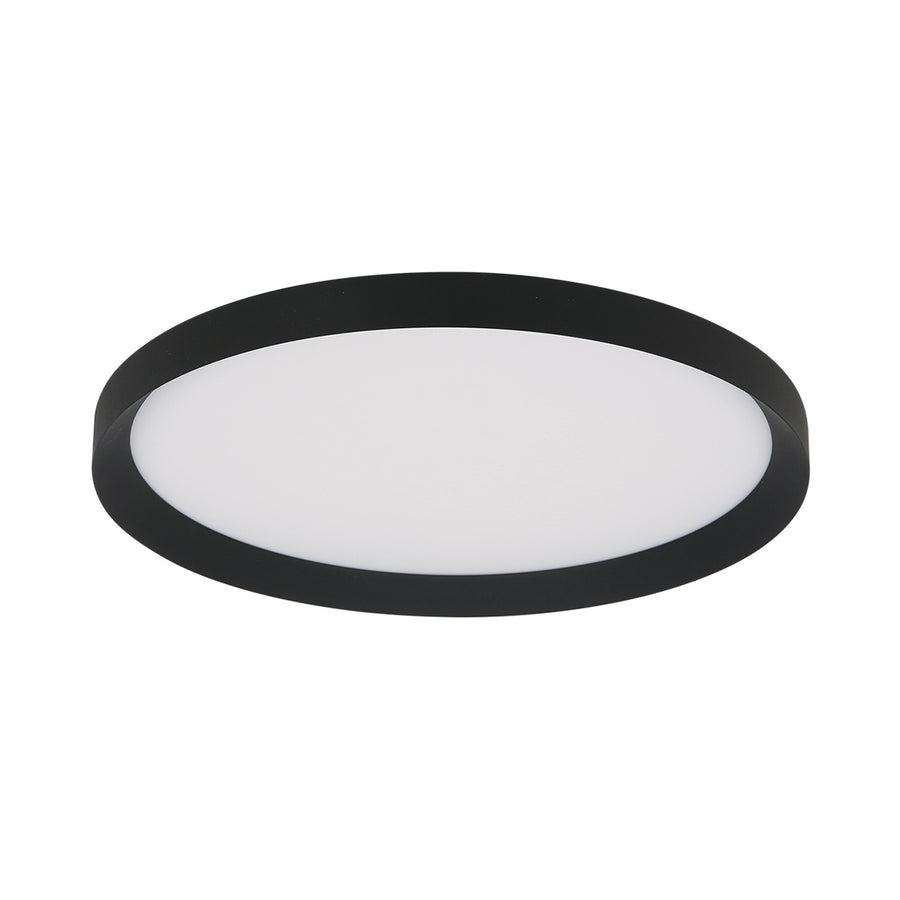 Plafondlamp Flady 3685ZW zwart Ø40