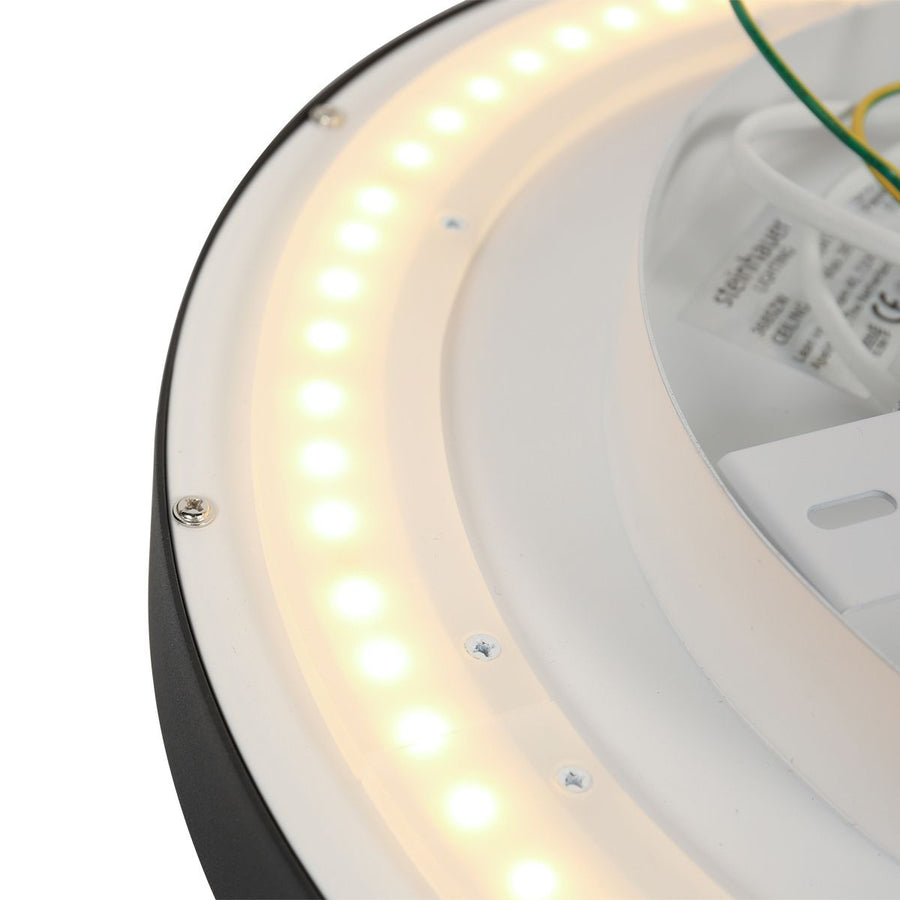Plafondlamp Flady 3685ZW zwart Ø40