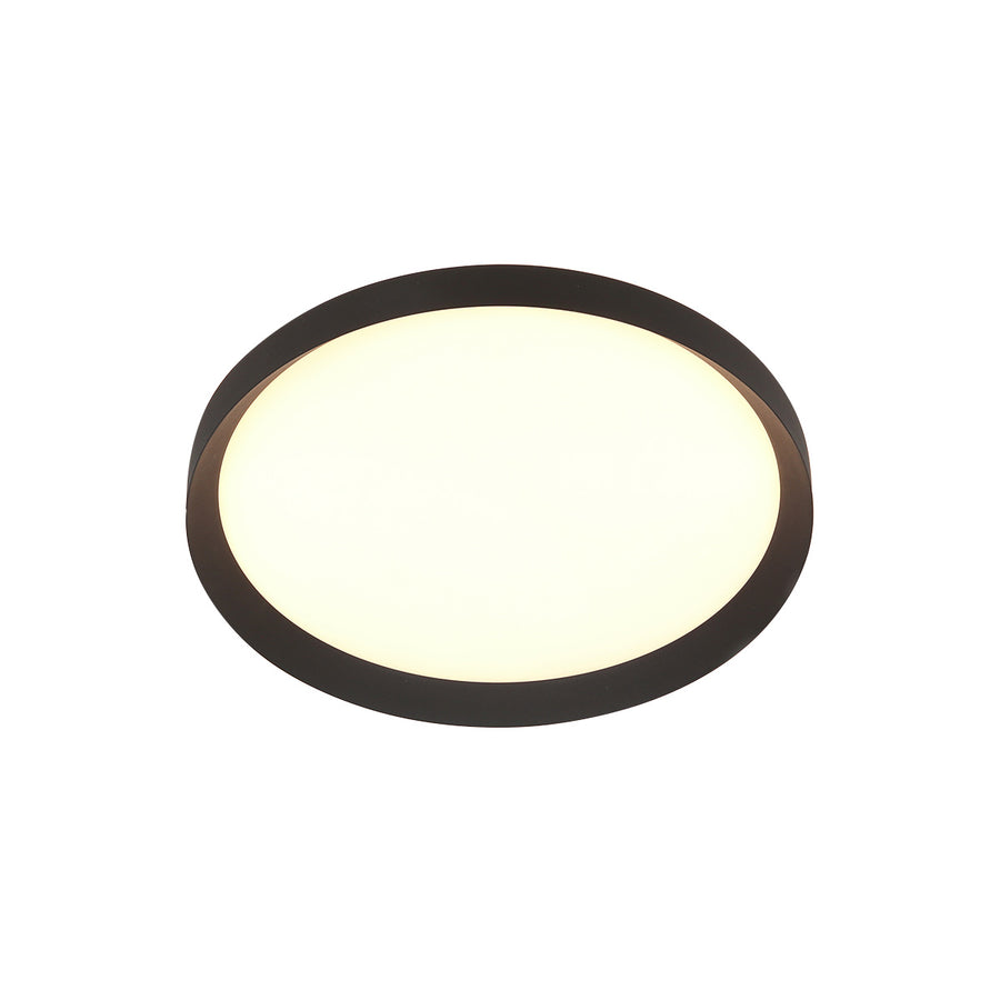 Plafondlamp Flady 3685ZW zwart Ø40