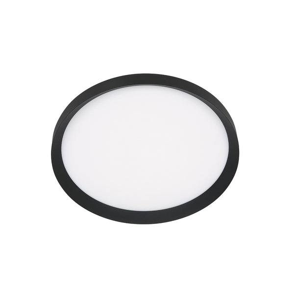 Plafondlamp Flady 3685ZW zwart Ø40