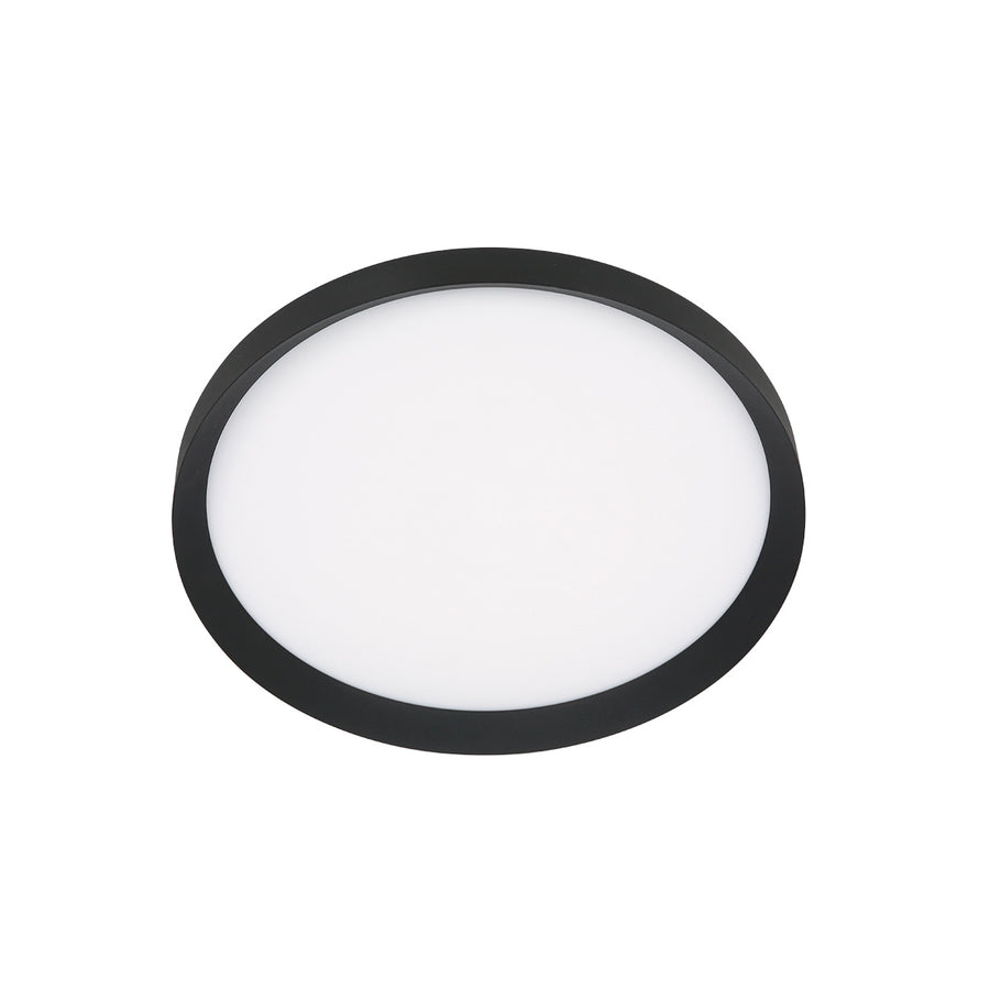 Plafondlamp Flady 3685ZW zwart Ø40