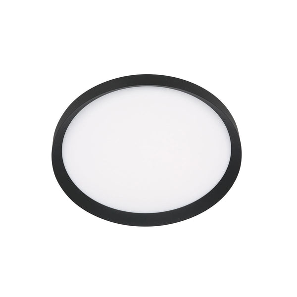 Plafondlamp Flady 3685ZW zwart Ø40