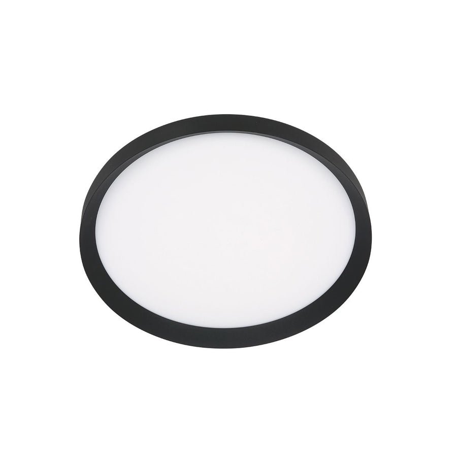 Plafondlamp Flady 3685ZW zwart Ø40
