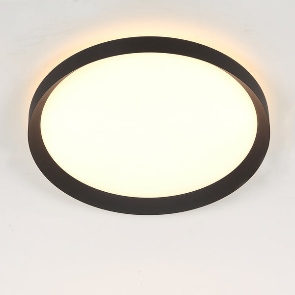 Plafondlamp Flady 3685ZW zwart Ø40