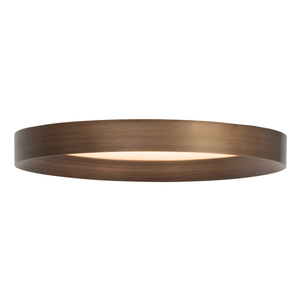 Plafondlamp flady 3686br bronzen led lamp ø50 cm met uplight