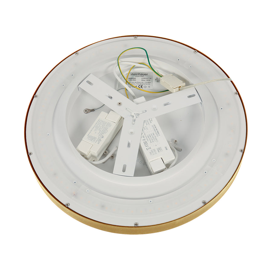Plafondlamp Flady 3686GO goud Ø50 4600 Lumen