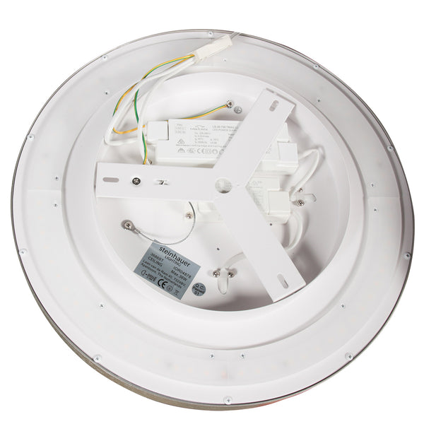 Plafondlamp flady 3686st stalen led lamp ø50 cm met uplight