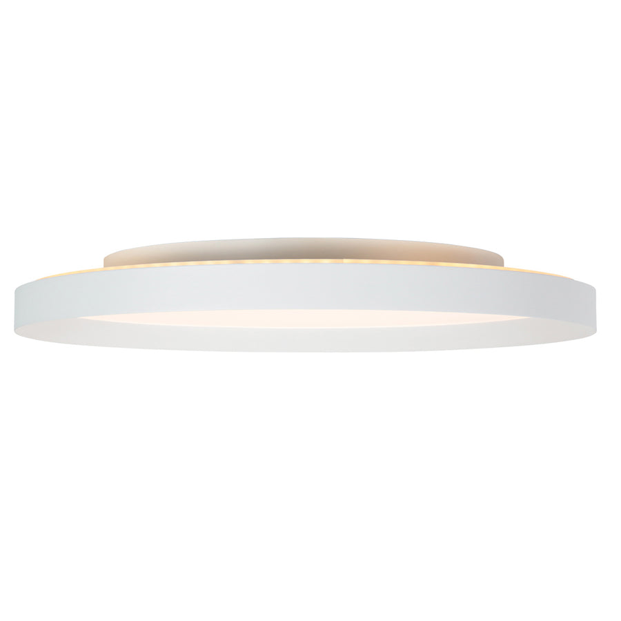 Plafondlamp flady 3686w witte led lamp ø50 cm met uplight
