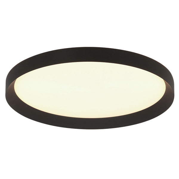 Plafondlamp Flady 3686ZW zwart Ø50 4600 Lumen