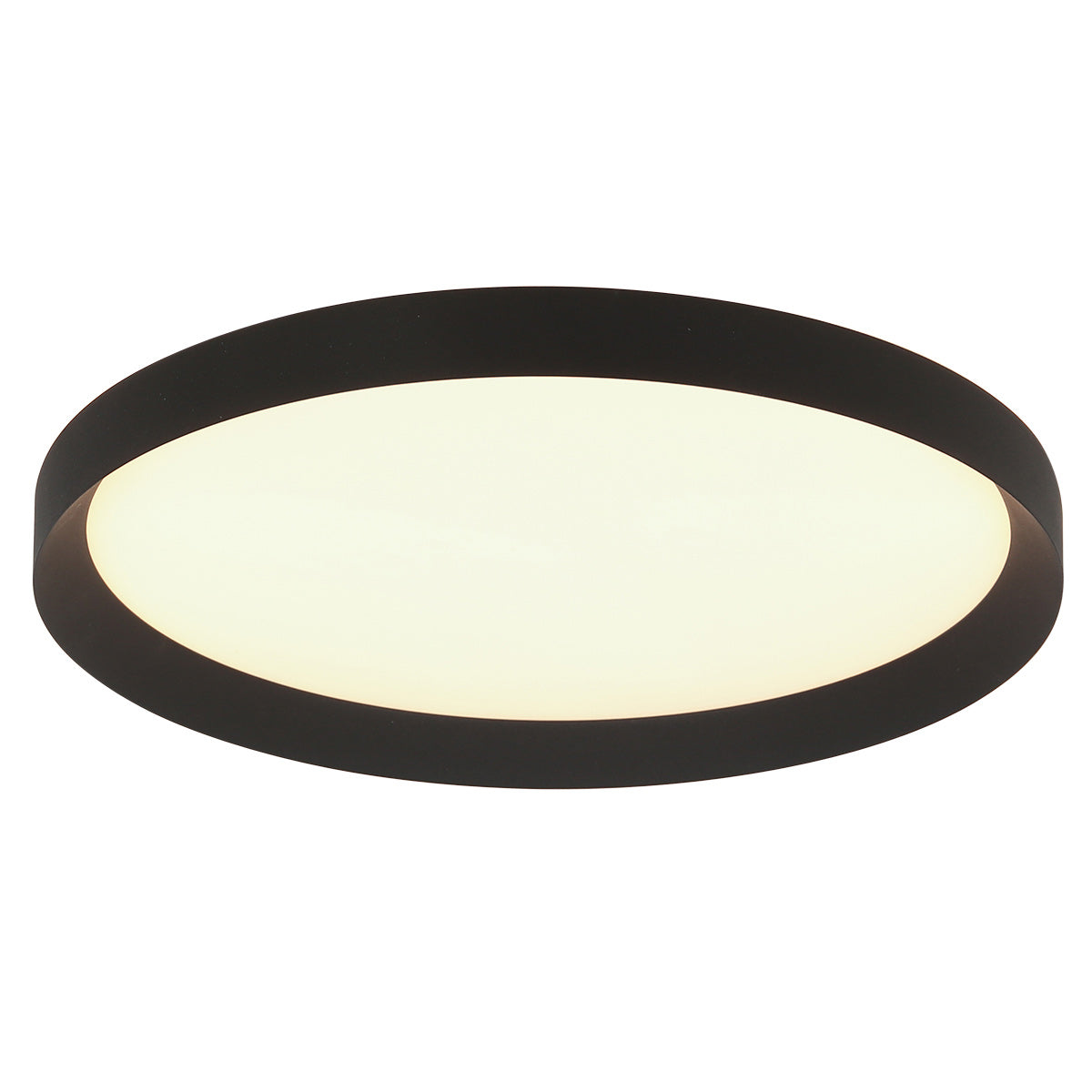 Plafondlamp Flady 3686ZW zwart Ø50 4600 Lumen