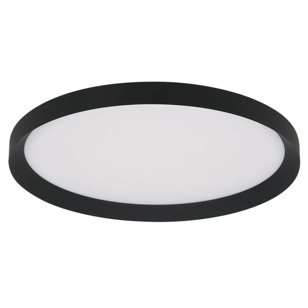 Plafondlamp Flady 3686ZW zwart Ø50 4600 Lumen