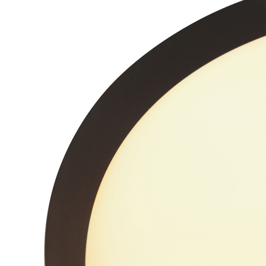 Plafondlamp Flady 3686ZW zwart Ø50 4600 Lumen