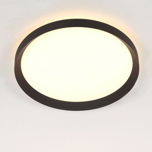 Plafondlamp Flady 3686ZW zwart Ø50 4600 Lumen