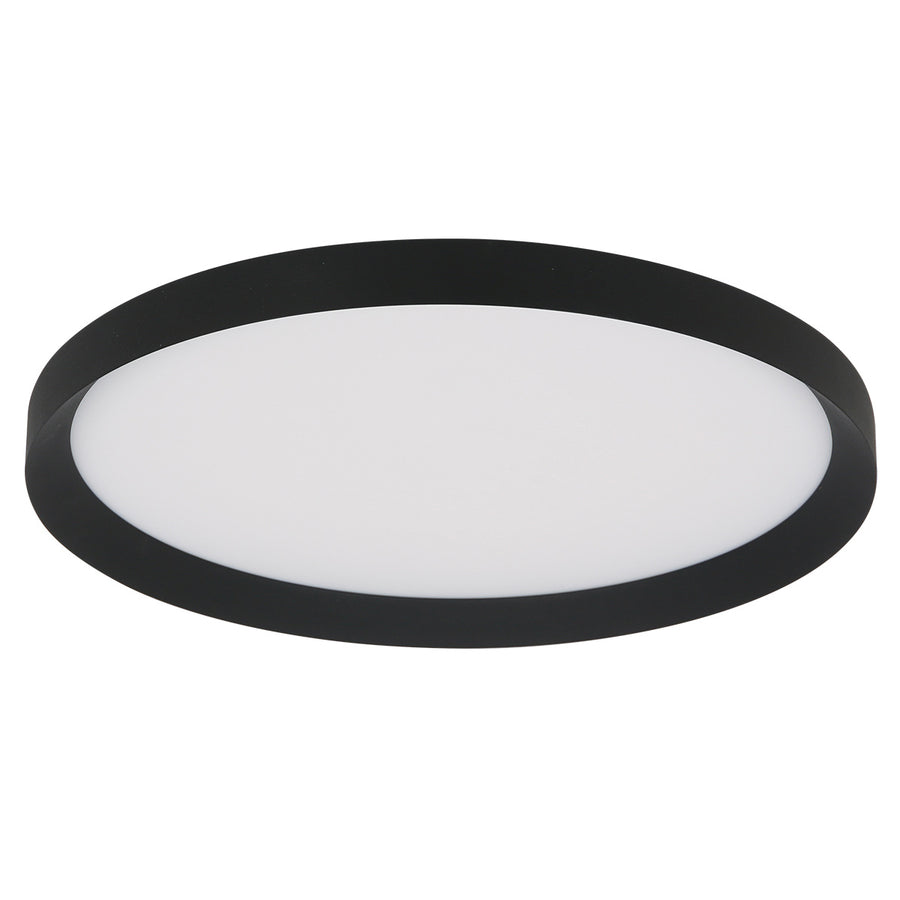 Plafondlamp Flady 3686ZW zwart Ø50 4600 Lumen