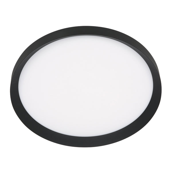 Plafondlamp Flady 3686ZW zwart Ø50 4600 Lumen