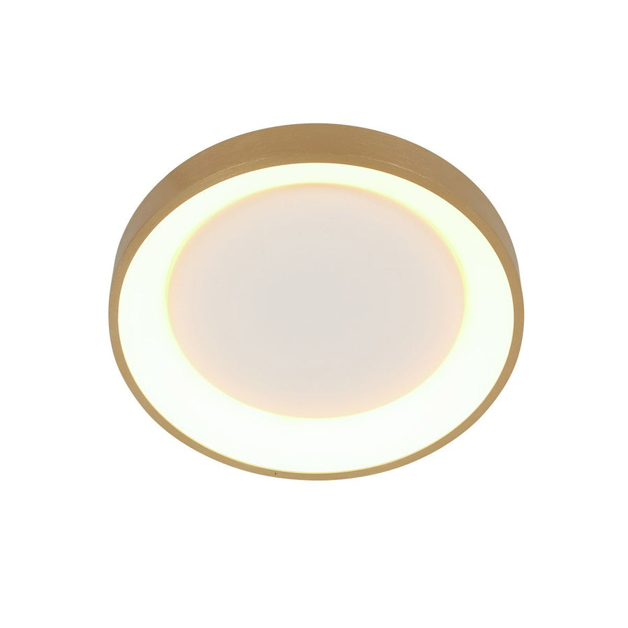 Plafondlamp Ringlede 3690GO Goud rond 28cm
