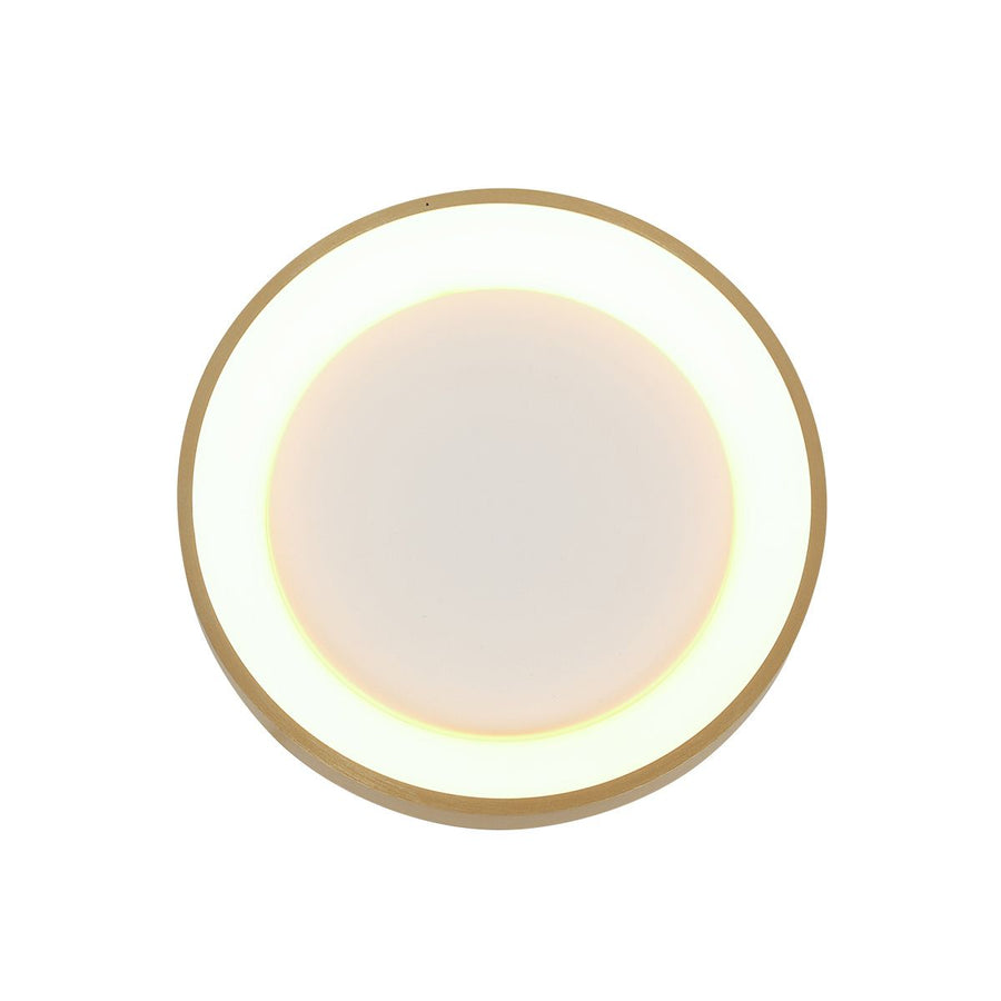 Plafondlamp Ringlede 3690GO Goud rond 28cm
