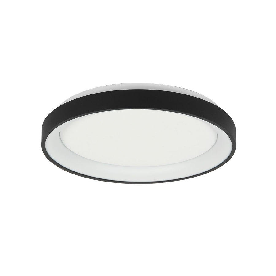 Plafondlamp Ringlede 3690ZW Zwart rond 28 cm dimbaar