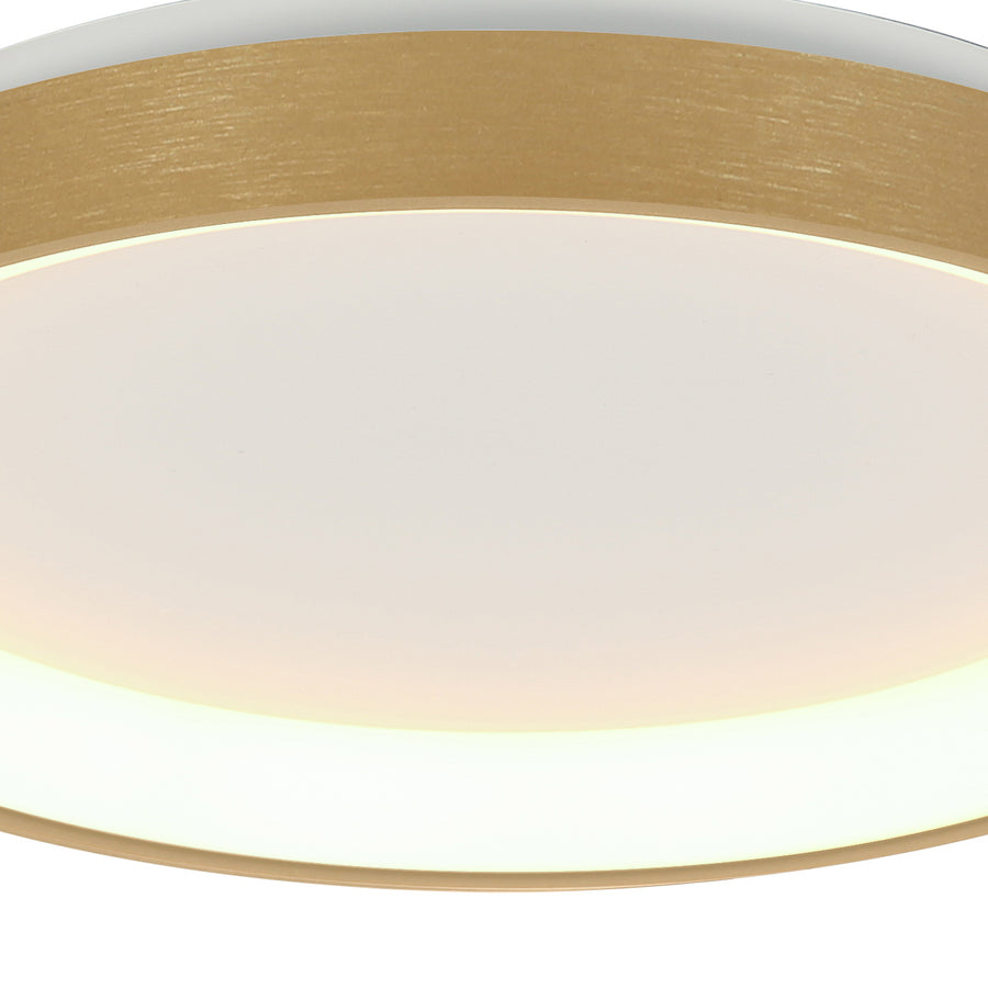 Plafondlamp Ringlede 3691GO Goud dimbaar 2400 Lumen