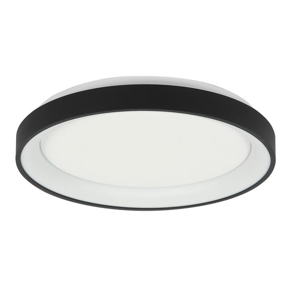Plafondlamp Ringlede 3691ZW Zwart goed dimbaar