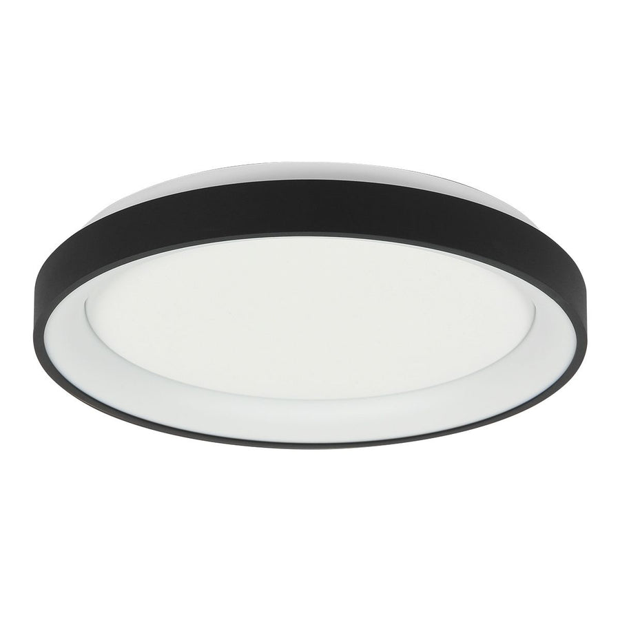 Plafondlamp Ringlede 3691ZW Zwart goed dimbaar