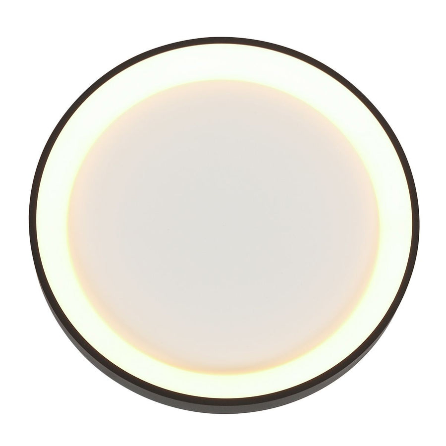 Plafondlamp Ringlede 3691ZW Zwart goed dimbaar