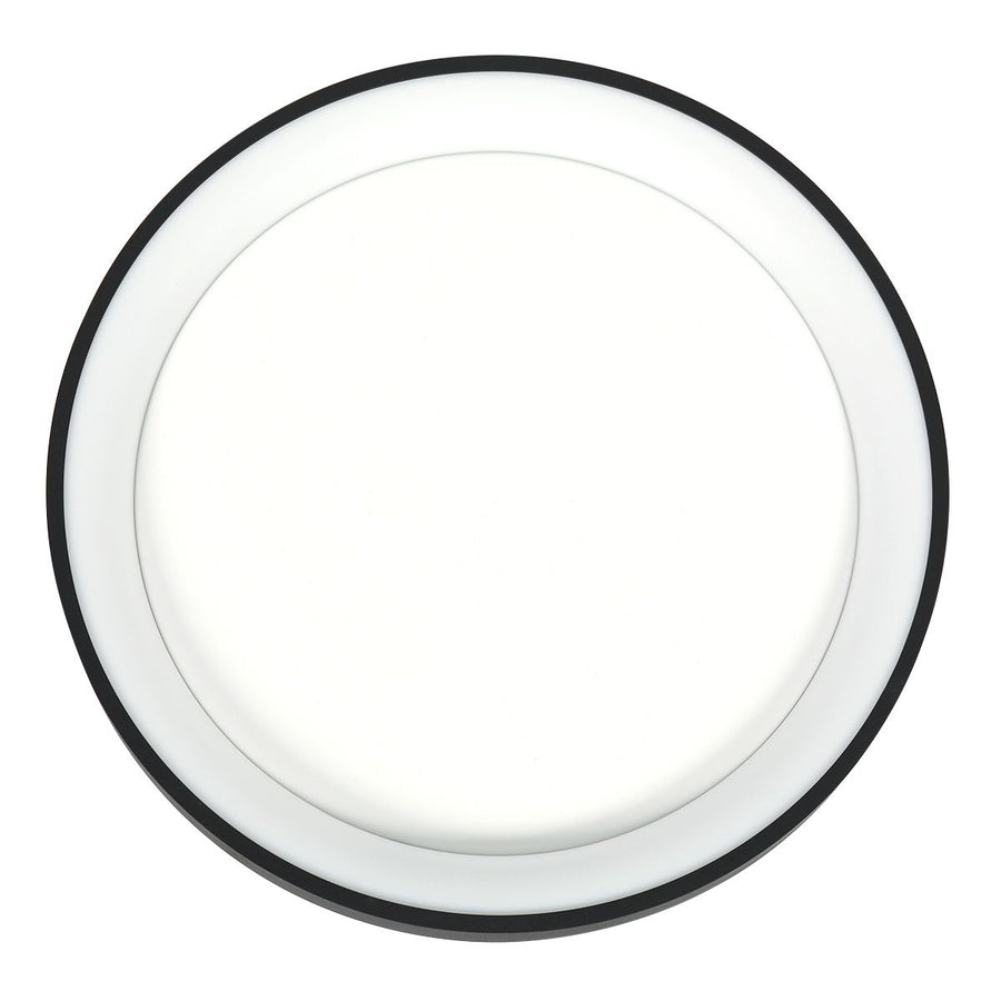 Plafondlamp Ringlede 3691ZW Zwart goed dimbaar