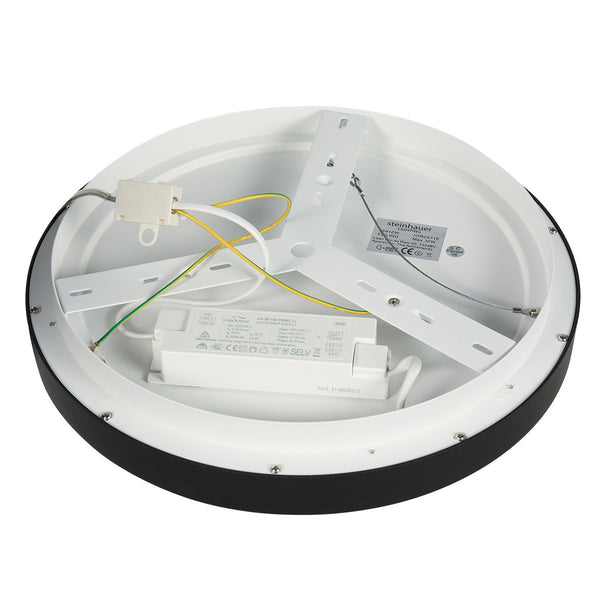 Plafondlamp Ringlede 3691ZW Zwart goed dimbaar