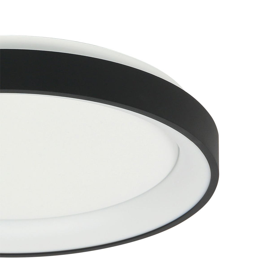 Plafondlamp Ringlede 3691ZW Zwart goed dimbaar